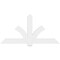 Ekena Millwork Redmond Architectural Grade PVC Gable Bracket, 72"W x 36"H x 2"D x 6"F, 12/12 Pitch GBP072X36X0206RED00 - alternate 4